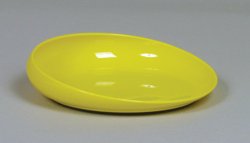 Alimed Scoop Plate AliMed® Yellow Reusable 8 Inch Diameter