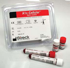 Streck Laboratories Diabetes Management Test Control A1c-Cellular™ Hemoglobin A1c (HbA1c) Level 1, 2 6 X 2.0 mL