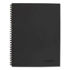Cambridge® Wirebound Action Planner Business Notebook, Dark Gray, 9.5 x 7.5, 80 Sheets