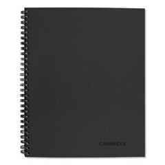 Cambridge® Wirebound Guided Business Notebook, Action Planner, Dark Gray, 11 x 8.5, 80 Sheets