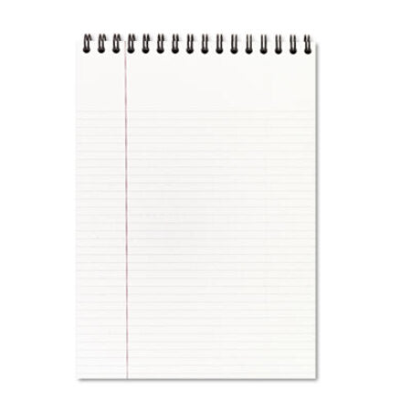 Cambridge® Wirebound Business Notebook, Wide/Legal Rule, Black Cover, 8.5 x 11, 96 Sheets