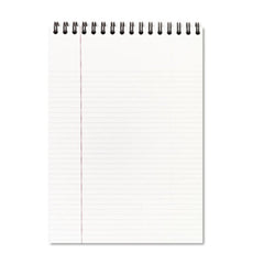 Cambridge® Wirebound Business Notebook, Wide/Legal Rule, Black Cover, 8.5 x 11, 96 Sheets