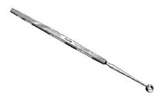 Alimed Dermal Curette AliMed® Fox 5-1/2 Inch Length Single-ended Flat Handle 5 mm Tip Straight Round Cup Tip - M-636836-3346 - Each