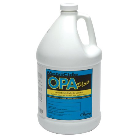 Metrex Research OPA High-Level Disinfectant MetriCide™ OPA Plus RTU Liquid 1 gal. Jug 30 Day Max for Manual Soaking - M-636937-4830 - Each