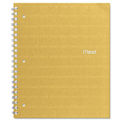 Mead® Recycled Notebook, 1 Subject, Medium/College Rule, Assorted Color Covers, 11 x 8.5, 80 Sheets