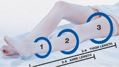 Carolon Company Anti-embolism Stocking Cap® Thigh High X-Large / Short White Inspection Toe