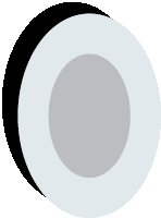 Ferris Manufacturing Silver Foam Dressing PolyMem® Shapes® 3-1/2 X 5 Inch Oval Sterile