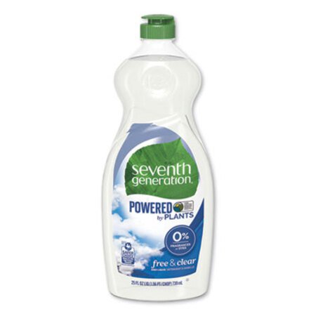 Seventh Generation® Natural Dishwashing Liquid, Free and Clear, 25 oz Bottle