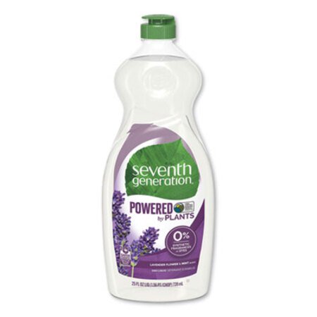 Seventh Generation® Natural Dishwashing Liquid, Lavender Floral and Mint, 25 oz Bottle