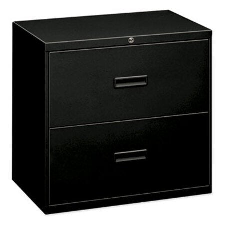 HON® 400 Series Two-Drawer Lateral File, 30w x 18d x 28h, Black