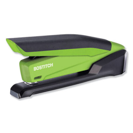 Bostitch® InPower Spring-Powered Desktop Stapler, 20-Sheet Capacity, Green