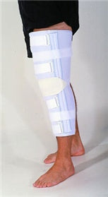 Alimed Knee Immobilizer AliMed® One Size Fits Most Hook and Loop Closure 16 Inch Length Left or Right Knee