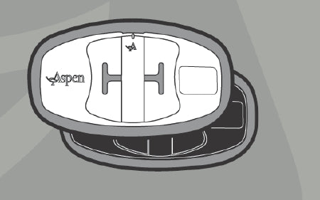 Aspen Medical Products Rigid Anterior Panel Regular, White