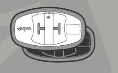 Aspen Medical Products Rigid Anterior Panel Regular, White