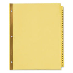 Avery® Preprinted Laminated Tab Dividers w/Gold Reinforced Binding Edge, 31-Tab, Letter