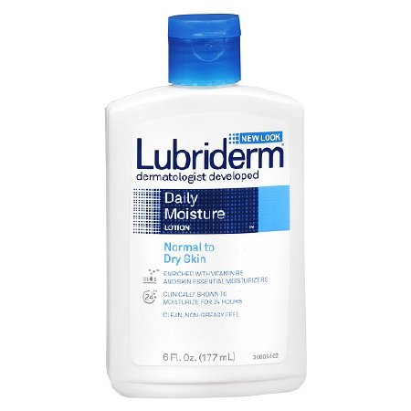 J & J Sales Hand and Body Moisturizer Lubriderm® 6 oz. Bottle Unscented Lotion