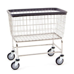 R & B Wire Products Laundry Cart 100 lbs. Weight Capacity Steel Tubing 5 Inch Clean Wheel System™ Casters - M-639763-2364 - Each