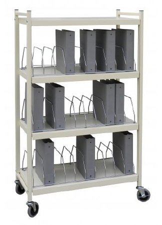 Omnimed Chart Rack Omnicart® Steel 17 X 34-1/2 X 56-3/4 Inch Beige - M-639813-1555 - Each