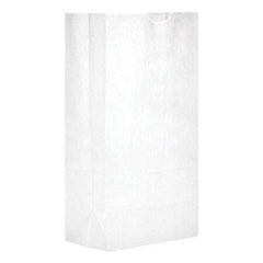 General Grocery Paper Bags, 35 lbs Capacity, #5, 5.25"w x 3.44"d x 10.94"h, White, 500 Bags