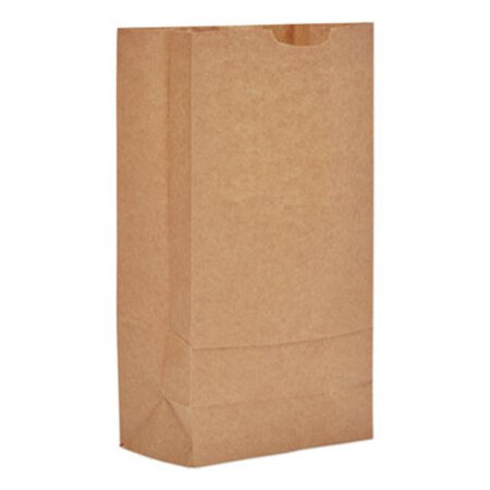 General Grocery Paper Bags, 35 lbs Capacity, #10, 6.31"w x 4.19"d x 13.38"h, Kraft, 500 Bags