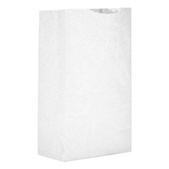 General Grocery Paper Bags, 30 lbs Capacity, #2, 4.31"w x 2.44"d x 7.88"h, White, 500 Bags