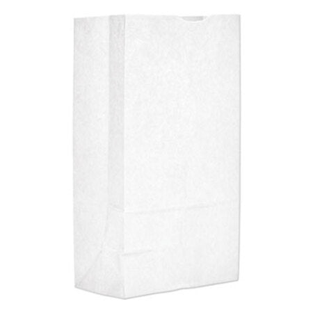 General Grocery Paper Bags, 40 lbs Capacity, #12, 7.06"w x 4.5"d x 13.75"h, White, 500 Bags