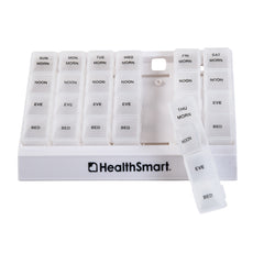 HealthSmart Weekly Pill Organizer Medication Planner AM-640-8223-0000