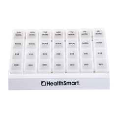 HealthSmart Weekly Pill Organizer Medication Planner AM-640-8223-0000