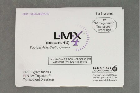 Ferndale Laboratories Topical Pain Relief LMX® 4 Plus® 4% Strength Lidocaine Cream 0.17 oz.