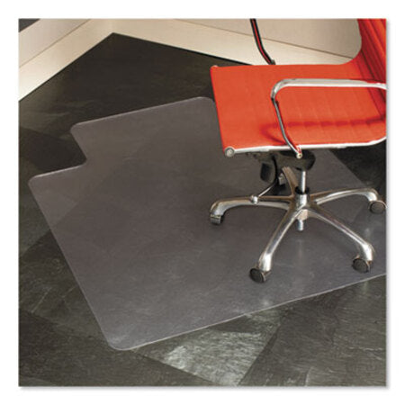 ES Robbins® Multi-Task Series Chair Mat for Hard Floors, Heavier Use, 45 x 53, Clear