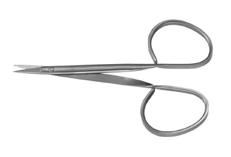 Iris Scissors Padgett® 3-3/4 Inch Length Surgical Grade Stainless Steel NonSterile Finger Ring Handle Straight Blade Sharp Tip / Sharp Tip