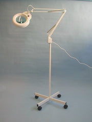 Brandt Industries Illuminated Magnifier 5 Diopter Floor Mount Fluorescent 22 Watt White - M-640255-3172 - Each