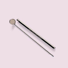 Patterson Medical Supply Laryngeal Mirror Size 0 / 14 mm Chrome Plated Hexagon Handle - M-640769-4141 - Each