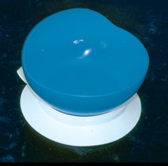 Alimed Scoop Bowl with Suction Cup Base AliMed® Blue Reusable 4-1/2 Inch Diameter