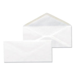 Universal® Business Envelope, #10, Monarch Flap, Gummed Closure, 4.13 x 9.5, White, 500/Box