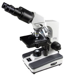 United Products & Instruments M250 Series Basic Laboratory Microscope Binocular Head 4X, 10X, 40X, 100X (Oil) 220V Mechanical Stage