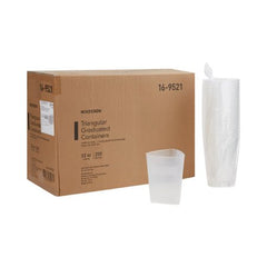 Graduated Container McKesson Triangular Polypropylene 1,000 mL (32 oz.)