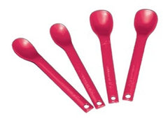 Alimed Spoon Long Handle Maroon Plastic