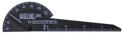 Fabrication Enterprises Finger Goniometer Baseline® Plastic 0.2 X 2 X 7 Inch 6 Inch Finger, 110° Flexion Through 40° Hyper-Extension in 5° Increments Inches and Centimeters