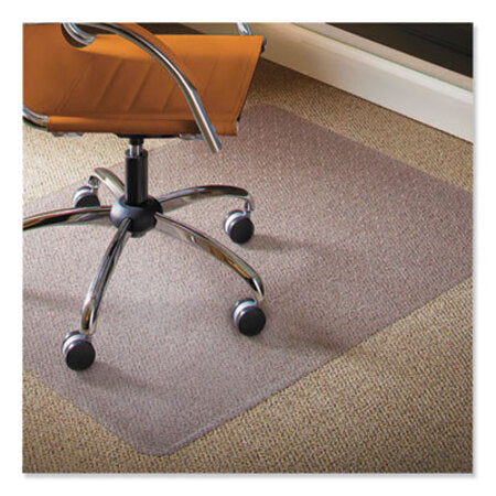 ES Robbins® Natural Origins Chair Mat For Carpet, 36 x 48, Clear