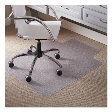ES Robbins® Task Series Chair Mat with AnchorBar for Carpet up to 0.25", 36 x 48, Clear
