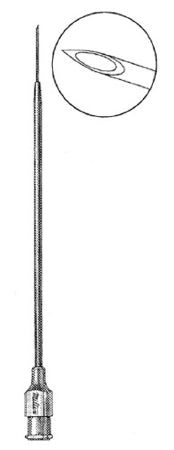 Miltex Tonsil Needle Straight Style 23 Gauge 4-1/2 Inch Luer Lock Type