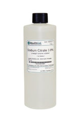 EDM 3 LLC Chemistry Reagent Sodium Citrate ACS Grade 3.8% 16 oz.