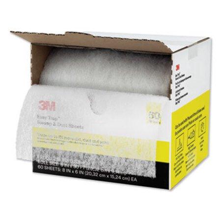 3M™ Easy Trap Duster, 8" x 30 ft, White, 1 60 Sheet Roll/Box