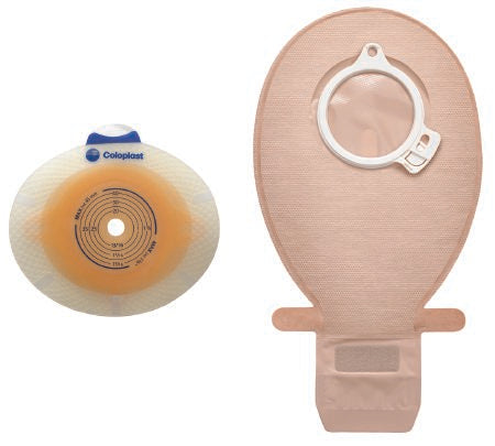 Coloplast Filtered Ostomy Pouch SenSura® Click Two-Piece System 8-1/2 Inch Length, Maxi Closed End