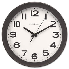 Howard Miller® Kenwick Wall Clock, 13.5" Overall Diameter, Black Case, 1 AA (sold separately)
