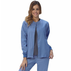 Fashion Seal Uniforms Warm-Up Jacket Ceil Blue X-Small Hip Length Reusable - M-1053017-1997 - Each