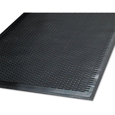 Guardian Clean Step Outdoor Rubber Scraper Mat, Polypropylene, 48 x 72, Black