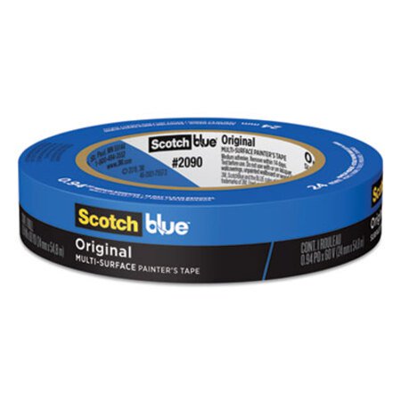 ScotchBlue™ Original Multi-Surface Painter's Tape, 3" Core, 0.94" x 60 yds, Blue