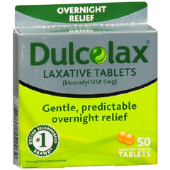Boehringer Ingelheim Laxative Dulcolax® Tablet 50 per Box 5 mg Strength Bisacodyl USP
